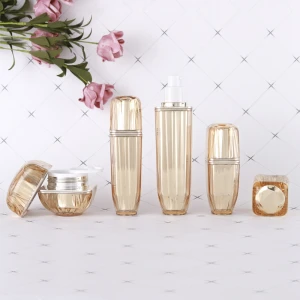 Luxury Empty Acrylic Lotion Pump Cosmetic 1oz Plastic Bottle Containers Skincare Packaging 30g 50g  Cream Jar