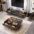 Import Luxury modern painting TV stand coffee table set from China