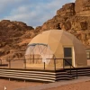 Luxury Prefab House Transparent Glamping Geodesic Dome Round Tent In Desert