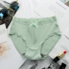 LYNMISS Factory Hot Wholesale Pure Cotton Sexy Lovely Lace Traceless Women Panties Underwear