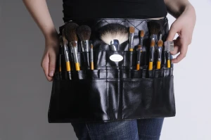 Makeup Brush Bag with Fastern Belt Portable Style