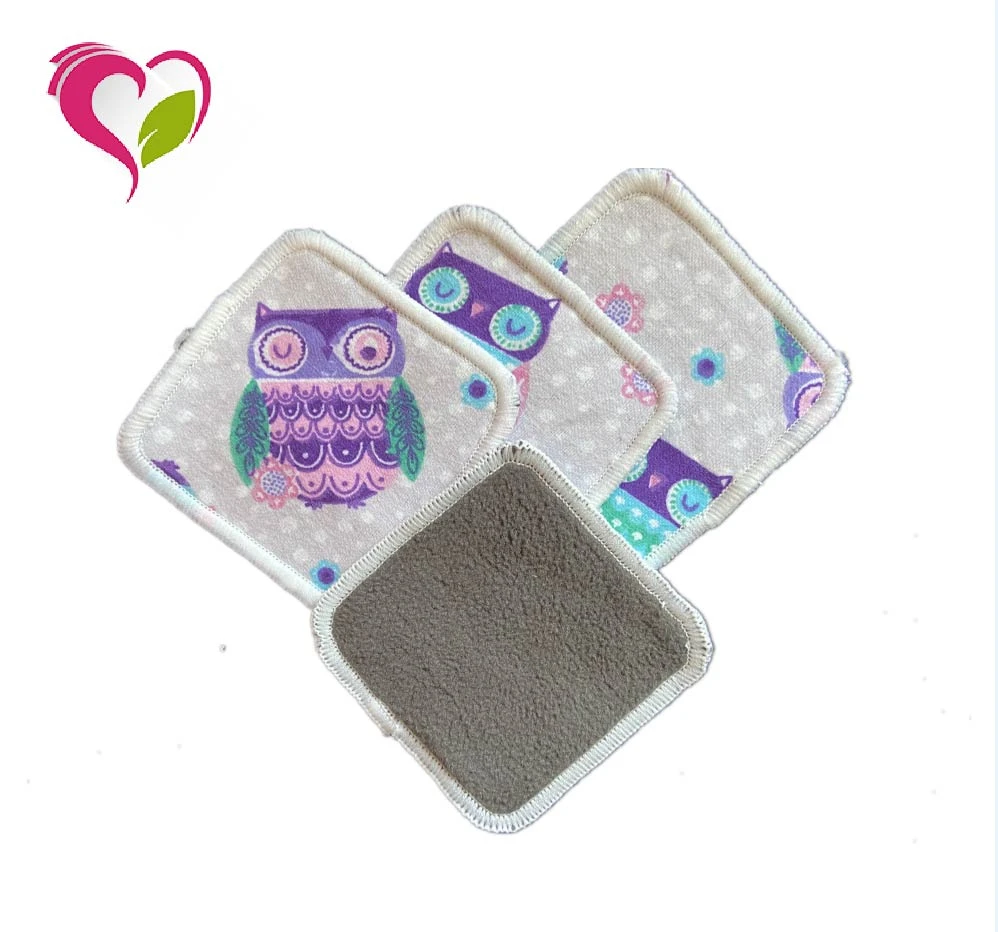 Makeup Remover Pads New Patterns Printing Cotton Washable Makeup Remover Pads Bamboo