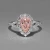 Import manufacture of   Fancy Vivid Pink Lab Created CVD diamond 1CT with man made in loose from China