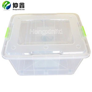 manufacture waterproof portable transparent plastic boxes/stackable box
