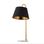 Marble Pad Stone Table Lamp Living Room stone holder lounge  lights desk top Art Design Lamp