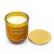 Import Matte Amber Frosted Heat Resistant Amber Glass Candle Jar with Wooded Lids from China