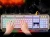 Import Mechanical Metal keyboard Rainbow Backlight USB Wired Waterproof Keyboardd Business office gaming keyboard MK807 from China