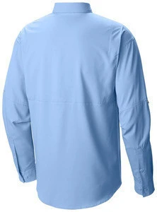 Mens Long Sleeve Quick-Dry Fit Shirt Fishing Shirt