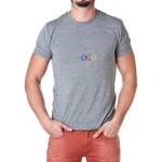 Mens Summer Shirt 50 Polyester 25 Cotton 25 Rayon Blend Tshirts Blank T-Shirts
