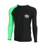 Mens UPF 50+ surfing long sleeve custom your own printed rash guard