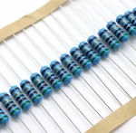 Metal film resistor  1W  error 1% 1R~1MR five-color ring resistance