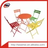 Metal folding chair and table set