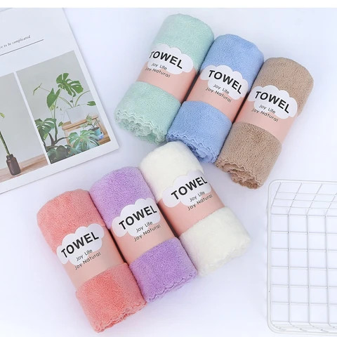 microfiber coral fleece ultra absorbent hand bath towel set for bathroom towel sets luxury