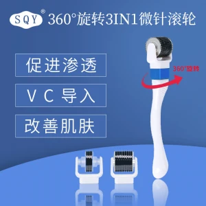 Microneedle Derma Rolling System Face Skin Roller Tool Microneedling Dermaroller Derma Roller