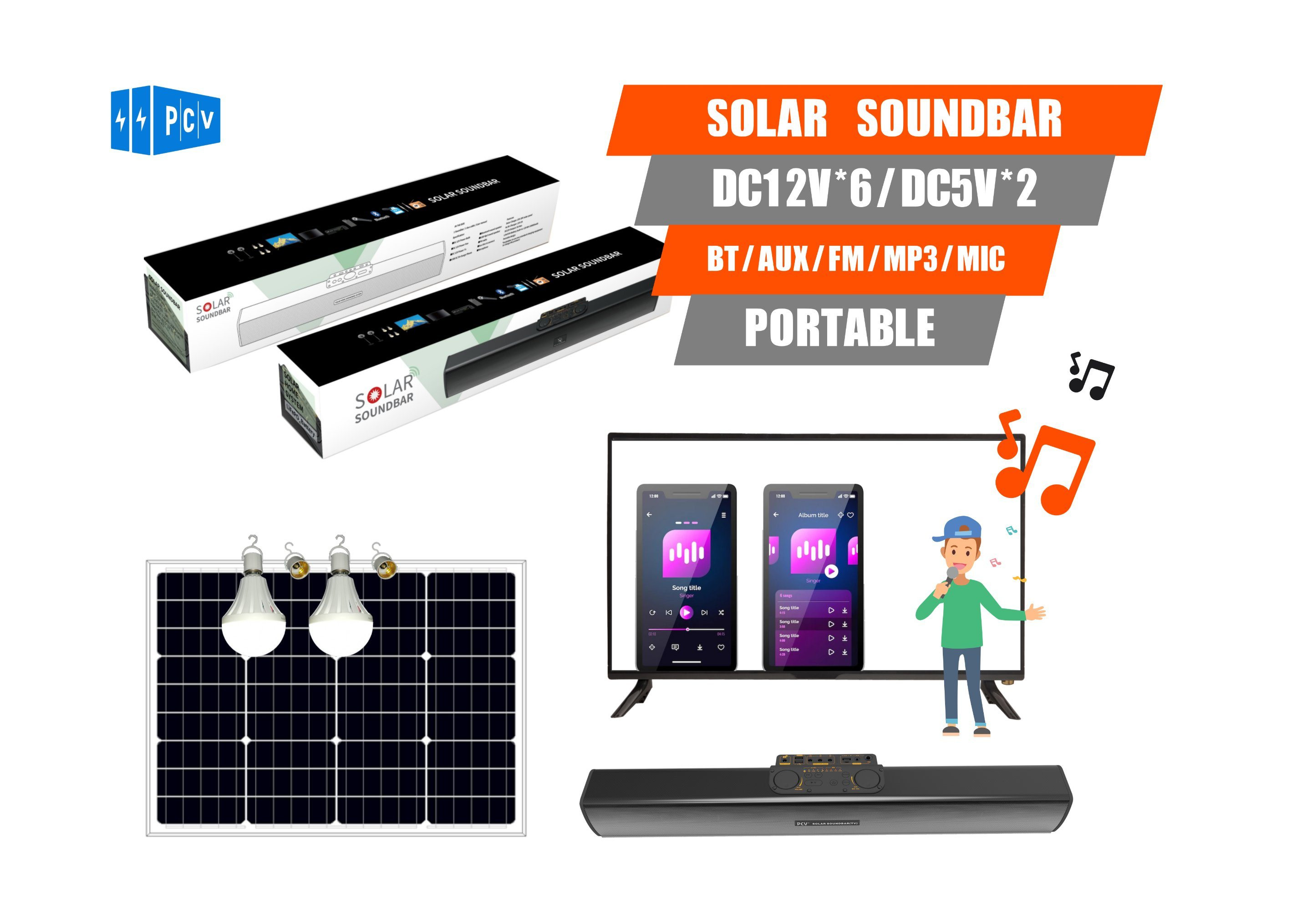 Buy Mini Home 256wh Solar Energy System With 65w Solar Panel Dc Tv 2pcs ...
