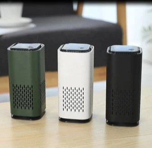 mini portable air purifier Capture airborne particles, dust, pollen, smoke, odor, germ mold and pet dander in car home office