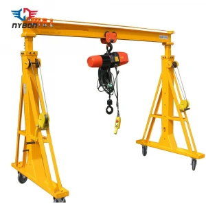 mini small electric mobile hoist gantry crane1 2 3 5 10 ton workshop portal gantry crane