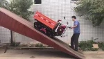 mini transporter snowmobiles 12HP 500KG diesel engine mini dumper