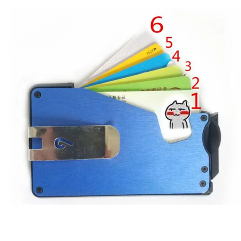Minimalists Wallet Aluminum Front Pocket Card Holder Slim Wallet