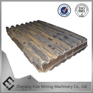 Mining Machine wearing parts Jaw plate stone crusher consumable parts