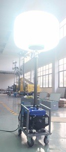 MO-400Q automatic lifting working Trailer lighting tower 400W Metal halide Lamp 5m mast height 220V rated voltage