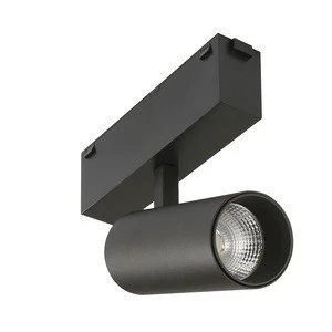 Modern adjustable 10w cob dimmable recessed magnetic led track light