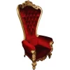 Modern Appearance and Hotel Chair Specific Use royal high back throne chairs luxury wedding king chair