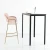 Import modern coffee metal legs high bar velvet chair from China