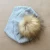 Modern faux raccoon fur for beanie fake ball decoration faux fur pom poms