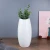 Import Modern Home Tabletop Long Flower Green Plant Vase Decoration Ceramic White Long Vase from China