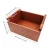 Import Modern household storage box plain leather wood handle tray ornaments upscale hotel home model room storage basket basket from China