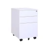Modern office equipment steel 3 drawers mobile pedestal legal file cabinet with cushion mobile filing cabinet documents storage