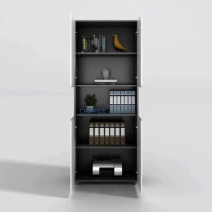 modern wooden color office storage file cabinet elegant office equipment