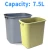 Import Most Popular Desktop Plastic Trash Bin Eco-friendly Small Table Trash Bin from China