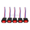 Motorcycle Double Flash Switch Hazard Light Switch Button Flash Warning Scooter Electric Vehicle Modified Emergency Signal Lamp