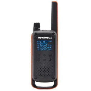 Motorola Talkabout T82 Two-Way Radio License-Free Rechargeable Walkie Talkie with USB Charger (Twin Pack)