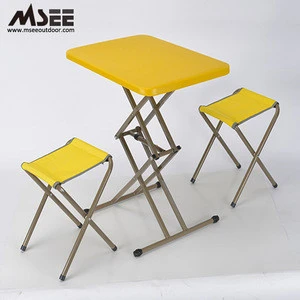 Msee Foldable chair and table Outdoor product plastic folding table and chair