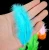 Import Multi Color Natural Ostrich Feather 7-10cm Feather Trim For Wedding Dress Skirt Decoration DIY Clothes Accessories from China
