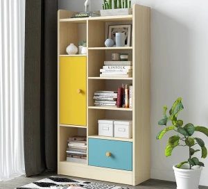 Multi-functional bookcase bookshelf modern storage rack