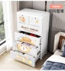 Multi-layer Plastic Drawer Cupboard Baby Storage Cloth Plastic Wardrobe Cabinet