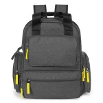 Multifunctional Baby Diaper Bag Backpack Mummy Baby Bag with Changing Pad Cooler Bag for Mom Dad