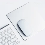 Multiple size computer colorful custom logo office Metal aluminum mouse pad