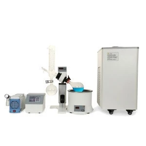 NADE Chemical Laboratory 1200cm2 Vertical Condenser 1L Rotary Evaporator for Vacuum Distillation with LED Heating Bath