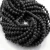 Import Natural Black Lava 4 mm 5 mm 6 mm Loose Gemstone Beads from India