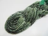 Natural Emerald Beads Roundel faceted Beads Size 3-4 mm Precious Stone Beads Strand