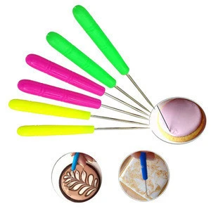 Needle Cake Tester Baking Tools Stainless Steel Biscuit Icing Needle Baking &amp;Pastry Tools Scriber Stir Needle 1pcs