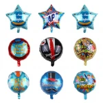 New 18-inch round fathers day series aluminum foil balloons Spanish fathers day aluminum foil balloons party decoration
