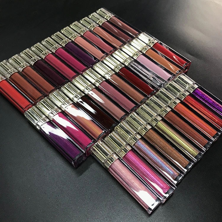 New Arrival Custom 55 Colors No Private Label Glossy Clear Lip gloss