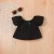 Import New childrens clothing set baby girls clothing solid color childrens cotton boutique baby clothing set from China
