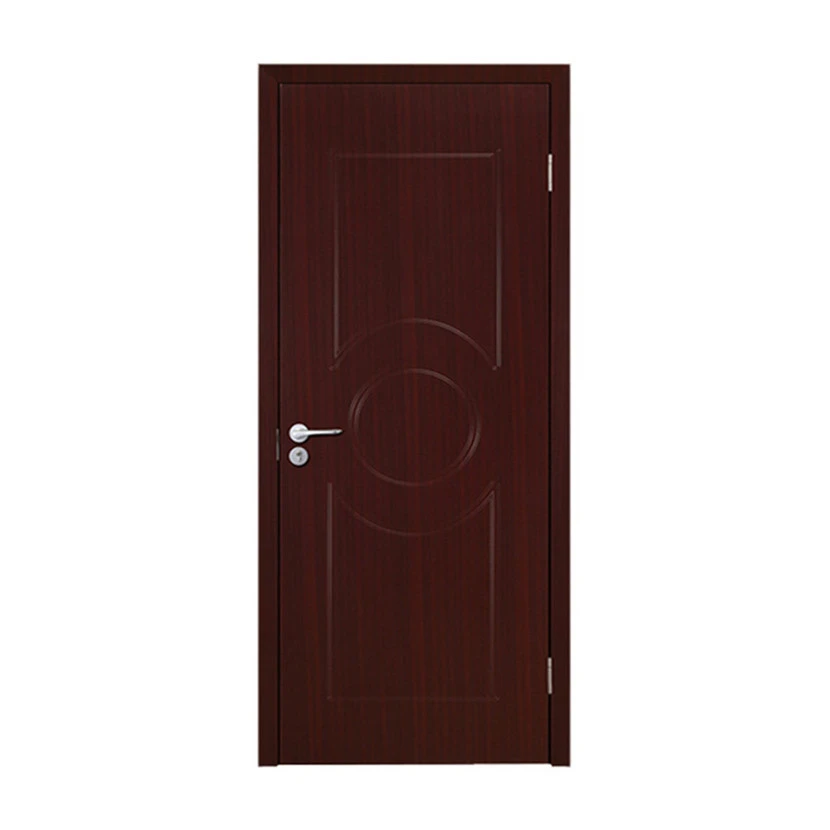 New design black pvc door price list pvc flush door